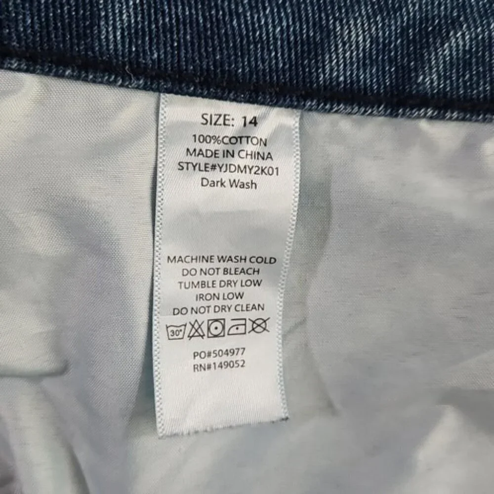 Fashion Nova Jeans Women's Size 14 (38x32) Med Wash Wide Leg Y2K Style YJDMY2K01